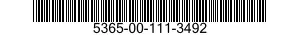 5365-00-111-3492 BUSHING,MACHINE THREAD 5365001113492 001113492