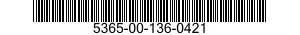 5365-00-136-0421 BUSHING,MACHINE THREAD 5365001360421 001360421