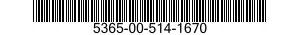 5365-00-514-1670  5365005141670 005141670