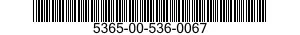 5365-00-536-0067  5365005360067 005360067