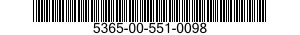 5365-00-551-0098  5365005510098 005510098