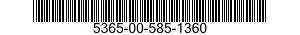 5365-00-585-1360  5365005851360 005851360