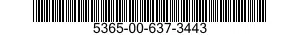 5365-00-637-3443  5365006373443 006373443