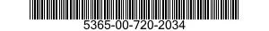 5365-00-720-2034  5365007202034 007202034