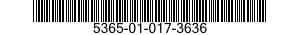 5365-01-017-3636 PLUG,MACHINE THREAD 5365010173636 010173636
