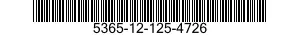 5365-12-125-4726 PLUG,MACHINE THREAD 5365121254726 121254726