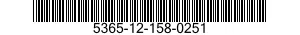 5365-12-158-0251 PLUG,MACHINE THREAD 5365121580251 121580251