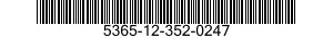 5365-12-352-0247 PLUG,MACHINE THREAD 5365123520247 123520247