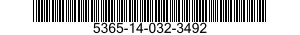 5365-14-032-3492 PLUG,MACHINE THREAD 5365140323492 140323492