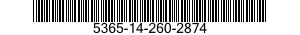 5365-14-260-2874 PLUG,MACHINE THREAD 5365142602874 142602874