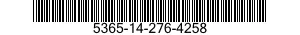 5365-14-276-4258  5365142764258 142764258