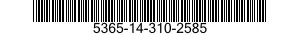 5365-14-310-2585 PLUG,MACHINE THREAD 5365143102585 143102585