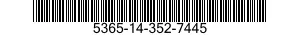 5365-14-352-7445 PLUG,MACHINE THREAD 5365143527445 143527445
