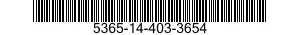 5365-14-403-3654 PLUG,MACHINE THREAD 5365144033654 144033654