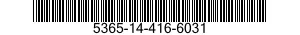 5365-14-416-6031 PLUG,MACHINE THREAD 5365144166031 144166031