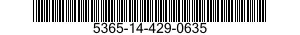 5365-14-429-0635 PLUG,MACHINE THREAD 5365144290635 144290635