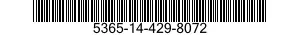 5365-14-429-8072 PLUG,MACHINE THREAD 5365144298072 144298072