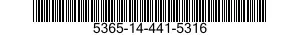 5365-14-441-5316 PLUG,MACHINE THREAD 5365144415316 144415316