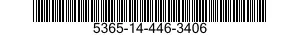 5365-14-446-3406 PLUG,MACHINE THREAD 5365144463406 144463406
