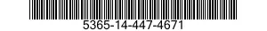 5365-14-447-4671 PLUG,MACHINE THREAD 5365144474671 144474671