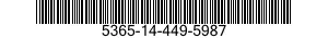 5365-14-449-5987 PLUG,MACHINE THREAD 5365144495987 144495987