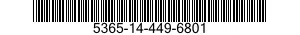 5365-14-449-6801 PLUG,MACHINE THREAD 5365144496801 144496801