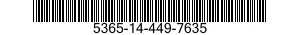 5365-14-449-7635 PLUG,MACHINE THREAD 5365144497635 144497635