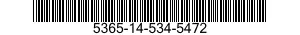 5365-14-534-5472 PLUG,MACHINE THREAD 5365145345472 145345472