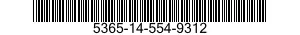 5365-14-554-9312 SPACER,SPECIAL SHAPED 5365145549312 145549312
