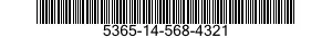 5365-14-568-4321 PLUG,MACHINE THREAD 5365145684321 145684321