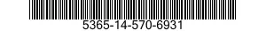 5365-14-570-6931 PLUG,MACHINE THREAD 5365145706931 145706931