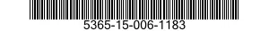 5365-15-006-1183 PLUG,MACHINE THREAD 5365150061183 150061183