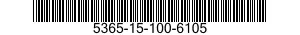 5365-15-100-6105 PLUG,MACHINE THREAD 5365151006105 151006105