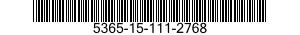5365-15-111-2768 PLUG,MACHINE THREAD 5365151112768 151112768