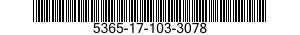 5365-17-103-3078 BUSHING,MACHINE THREAD 5365171033078 171033078