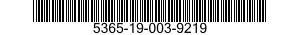 5365-19-003-9219 PLUG,MACHINE THREAD 5365190039219 190039219