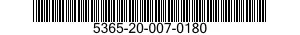 5365-20-007-0180 RING,RETAINING,INSTRUMENT 5365200070180 200070180