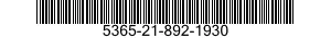 5365-21-892-1930 RING,RETAINING 5365218921930 218921930