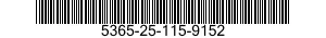5365-25-115-9152 PLUG,MACHINE THREAD 5365251159152 251159152