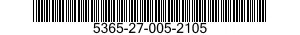 5365-27-005-2105 PLUG,MACHINE THREAD 5365270052105 270052105