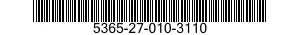 5365-27-010-3110 SPACER,SPECIAL SHAPED 5365270103110 270103110
