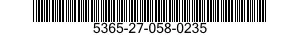 5365-27-058-0235 SPACER,RING 5365270580235 270580235
