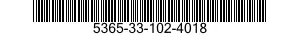 5365-33-102-4018 BUSHING,MACHINE THREAD 5365331024018 331024018