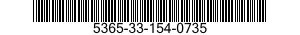 5365-33-154-0735 PLUG,MACHINE THREAD 5365331540735 331540735