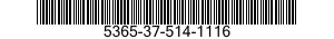 5365-37-514-1116 BUSHING BLANK 5365375141116 375141116