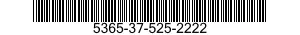 5365-37-525-2222 PLUG,MACHINE THREAD 5365375252222 375252222
