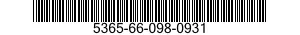 5365-66-098-0931 PLUG,MACHINE THREAD 5365660980931 660980931