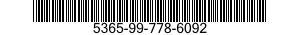 5365-99-778-6092 SPACER,RING 5365997786092 997786092