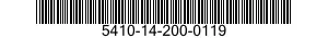 5410-14-200-0119  5410142000119 142000119