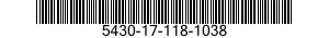 5430-17-118-1038 TANK,PRESSURE 5430171181038 171181038